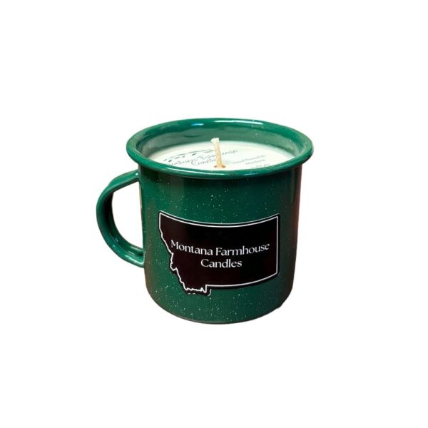 Enamelware Mug Candle by Montana Farmhouse Candles (4 Scents) - Image 3