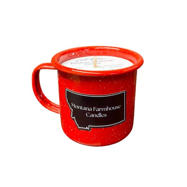 Enamelware Mug Candle by Montana Farmhouse Candles (4 Scents) - Image 4